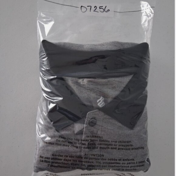 Rocawear Polo Shirt Mens 6XB Big & Tall Gray Short Sleeve Embroidered Logo - Picture 10 of 10